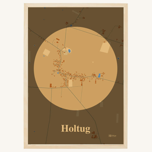 Holtug plakat – Centrum 2026 – Lys pastel brun