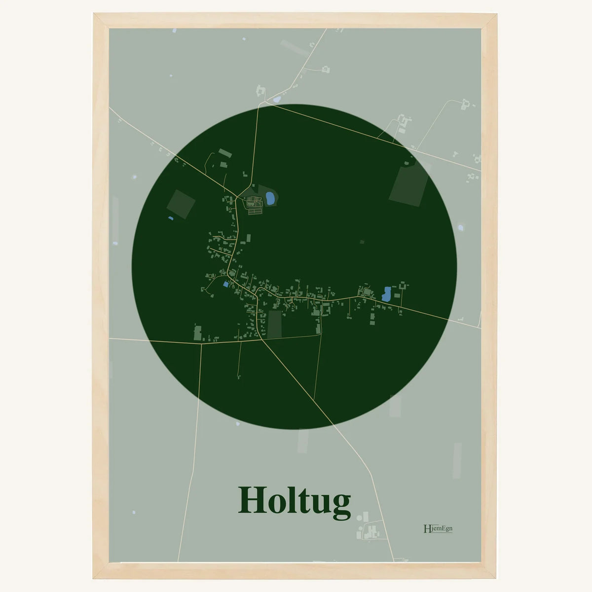 Holtug plakat – Centrum 2026 – Mørk grøn