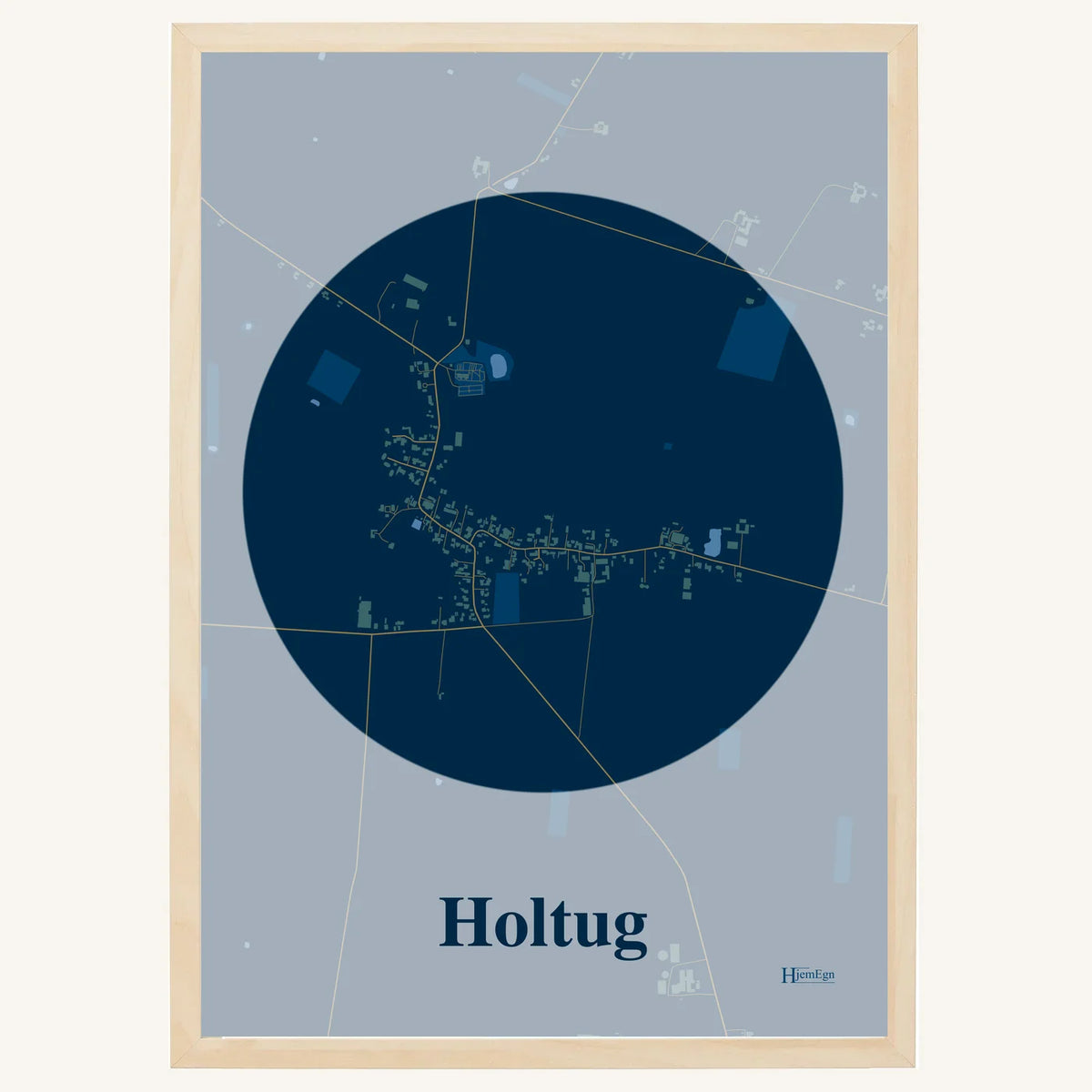 Holtug plakat – Centrum 2026 – Mørk blå