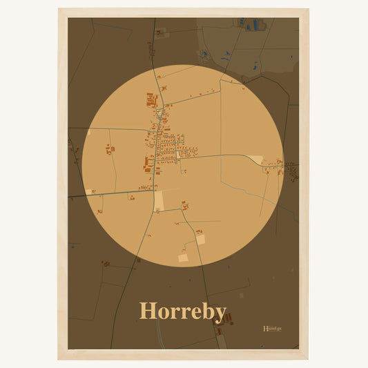 Horreby plakat – Centrum 2026 – Lys pastel brun