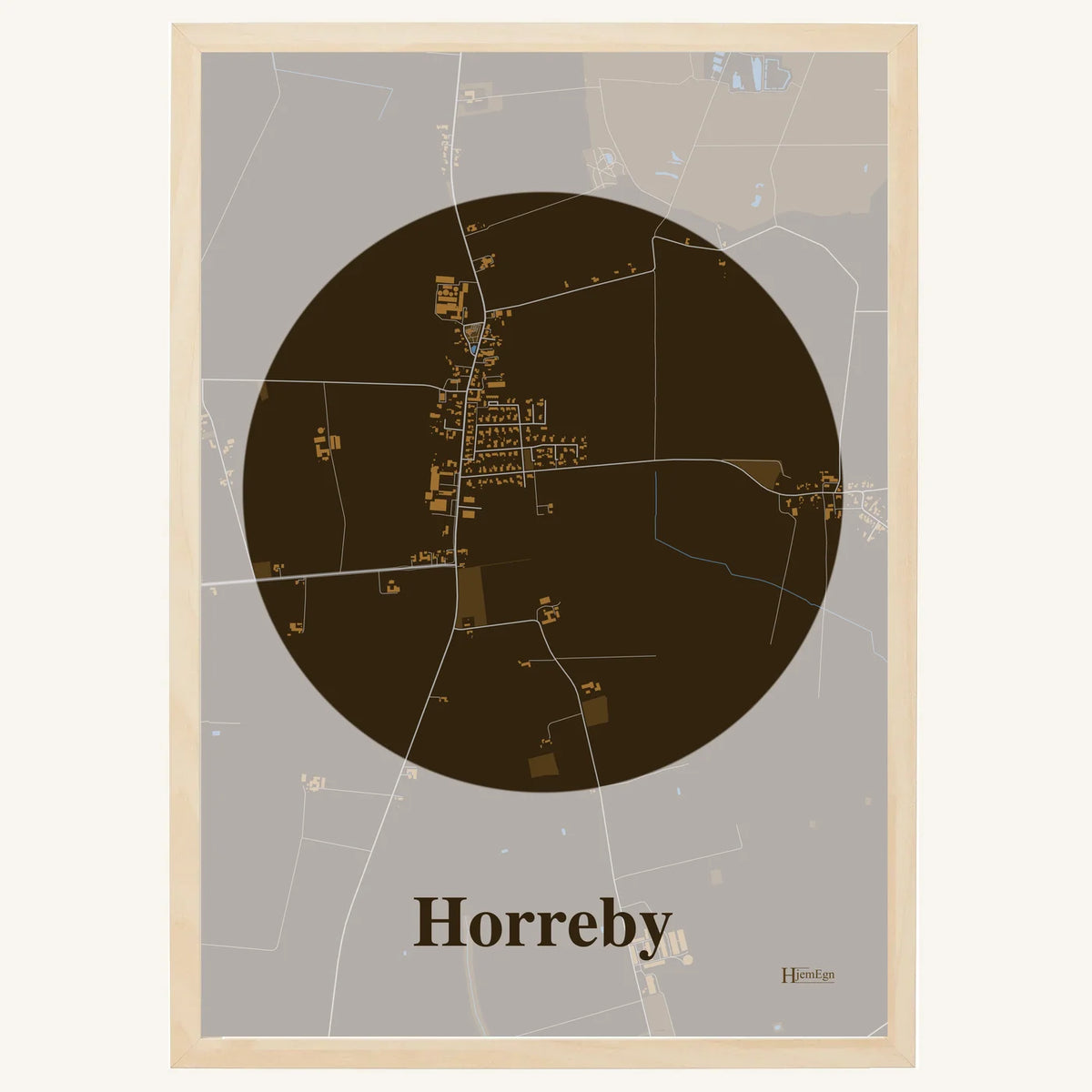 Horreby plakat – Centrum 2026 – Mørk brun