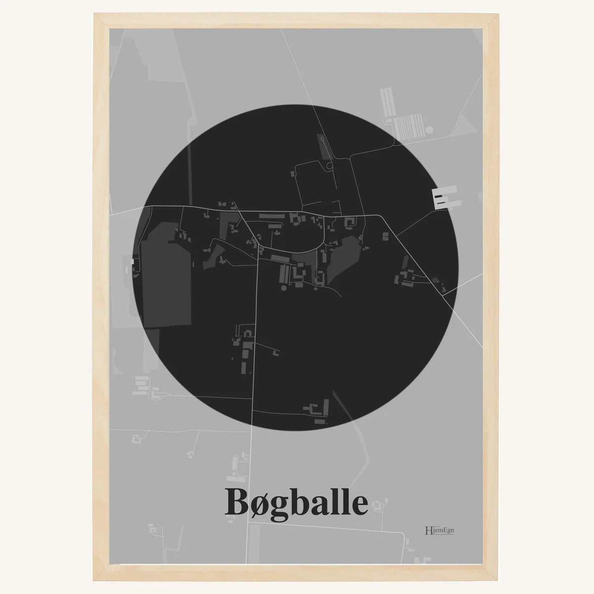 Bøgballe plakat – Centrum 2026 – Mørk grå