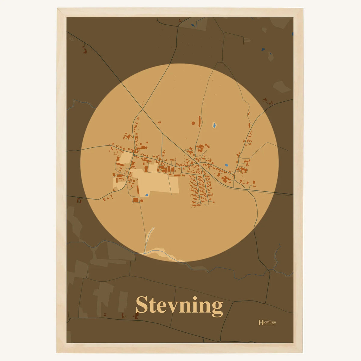 Stevning plakat – Centrum 2026 – Lys pastel brun