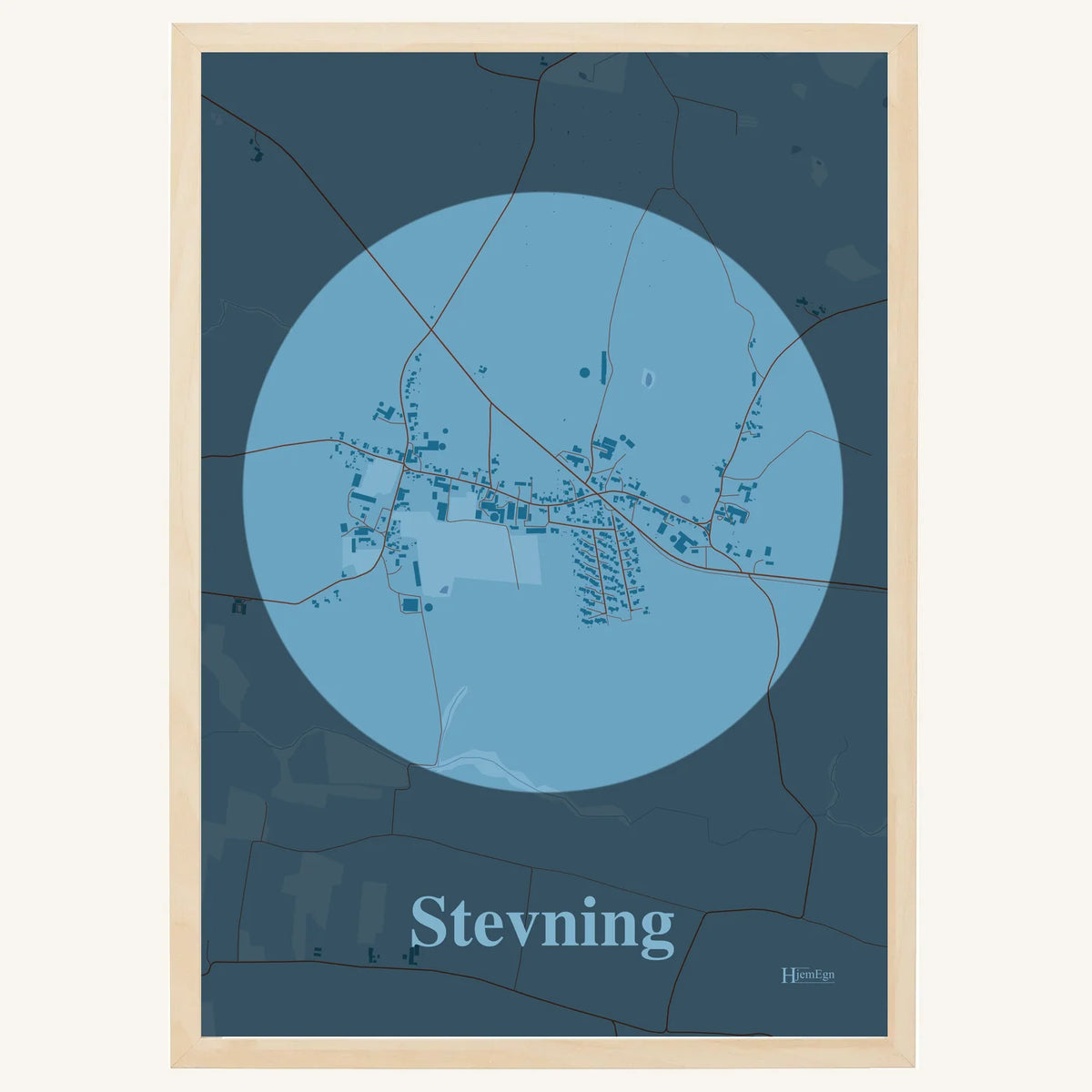 Stevning plakat – Centrum 2026 – Lys pastel blå