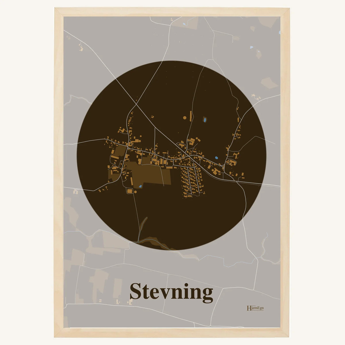 Stevning plakat – Centrum 2026 – Mørk brun