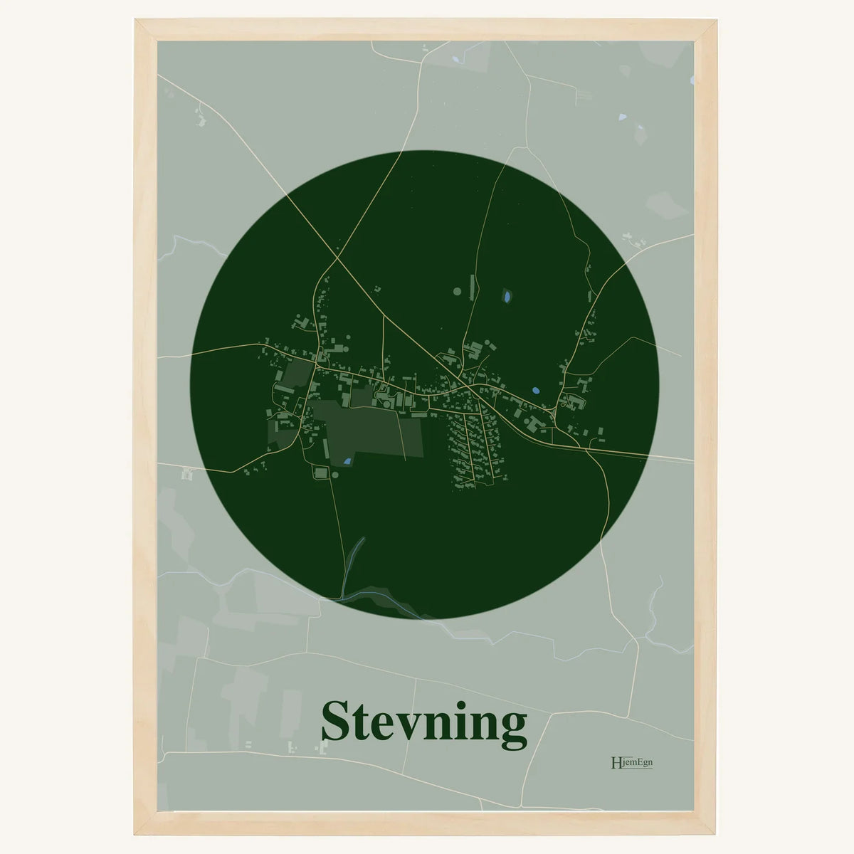 Stevning plakat – Centrum 2026 – Mørk grøn