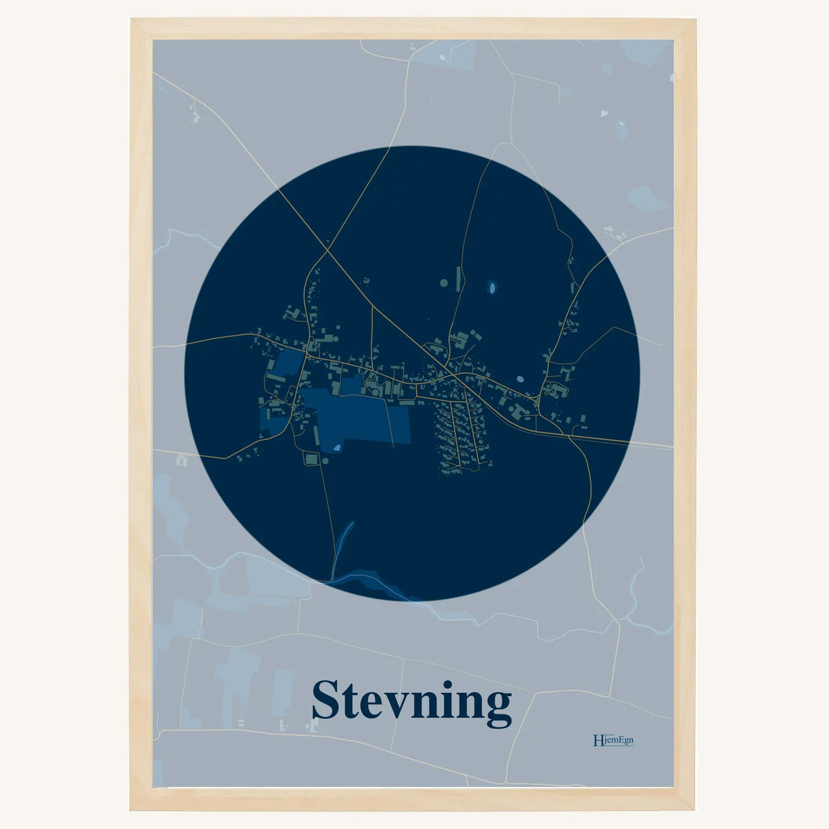 Stevning plakat – Centrum 2026 – Mørk blå