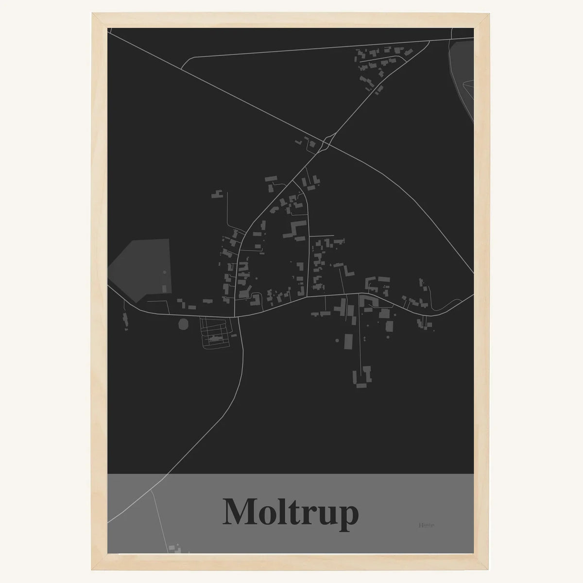 Moltrup plakat – Firkantet 2026 – Mørk grå