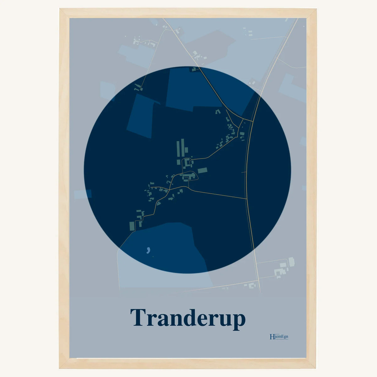 Tranderup plakat – Centrum 2026 – Mørk blå