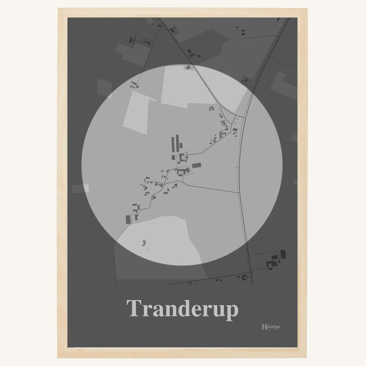 Tranderup plakat – Centrum 2026 – Lys pastel grå