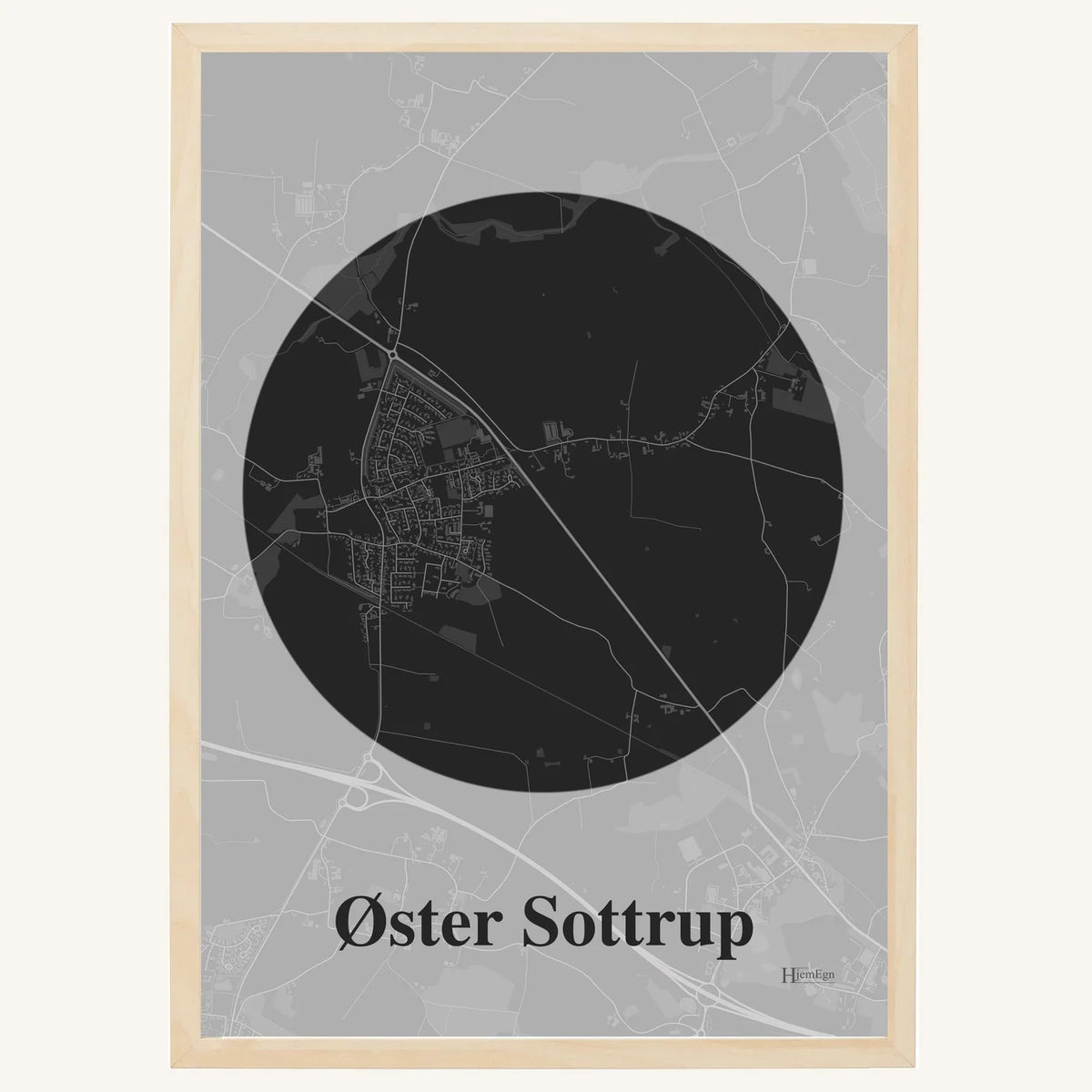 Øster Sottrup plakat – Centrum 2026 – Mørk grå