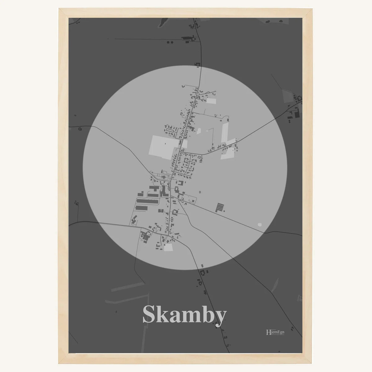 Skamby plakat – Centrum 2026 – Lys pastel grå