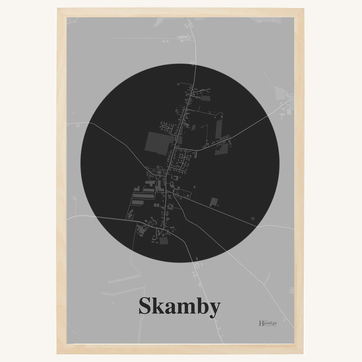 Skamby plakat – Centrum 2026 – Mørk grå