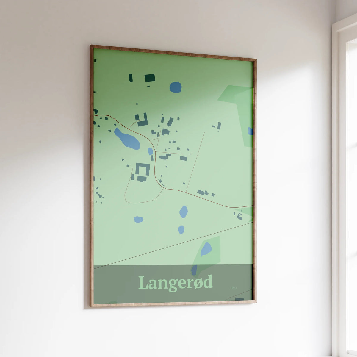 Langerød plakat – Firkantet 2026