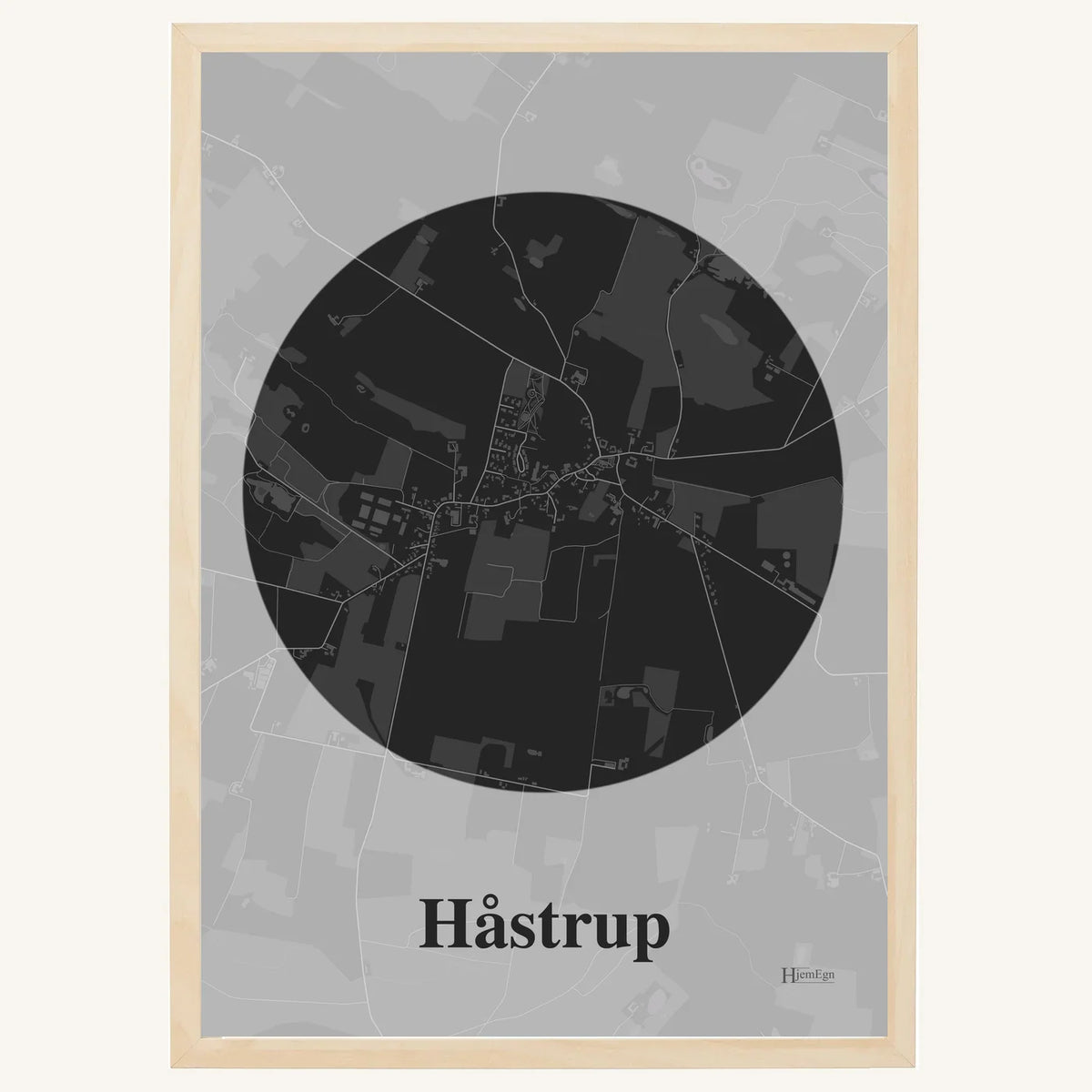Håstrup plakat – Centrum 2026 – Mørk grå