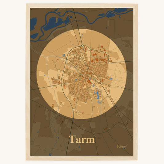 Tarm plakat – Centrum 2026 – Lys pastel brun
