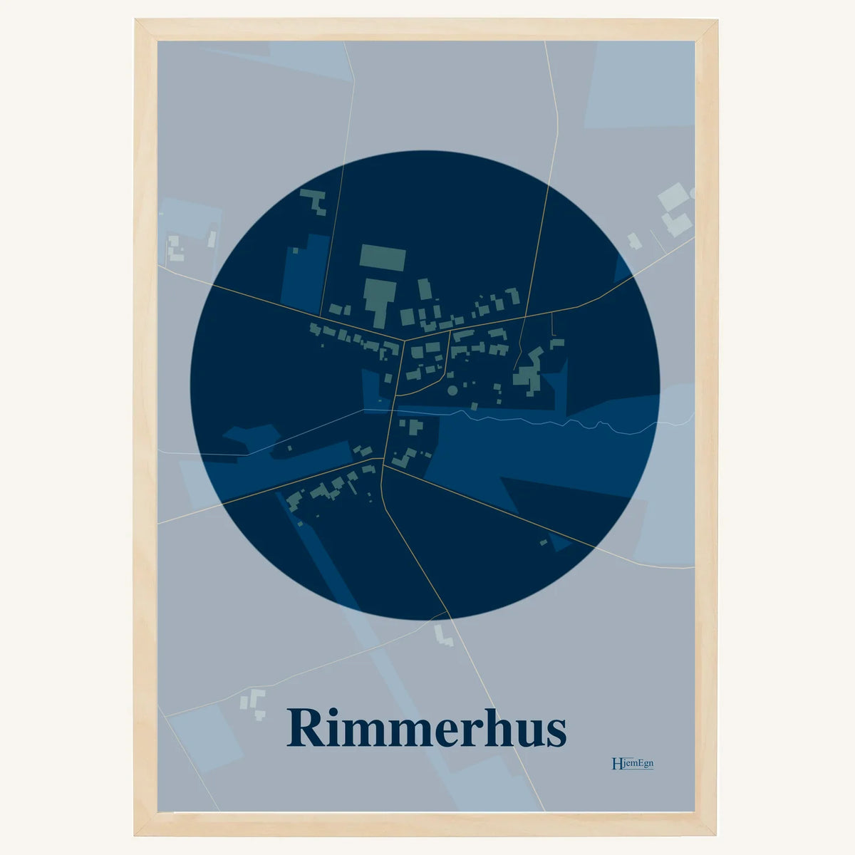Rimmerhus plakat – Centrum 2026 – Mørk blå