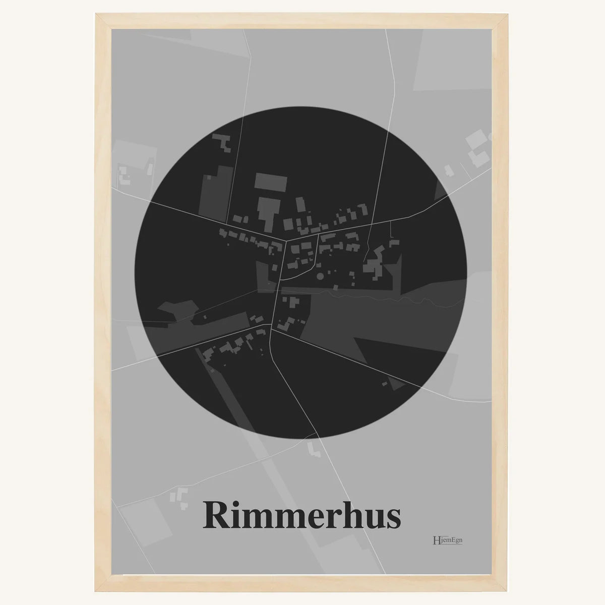 Rimmerhus plakat – Centrum 2026 – Mørk grå