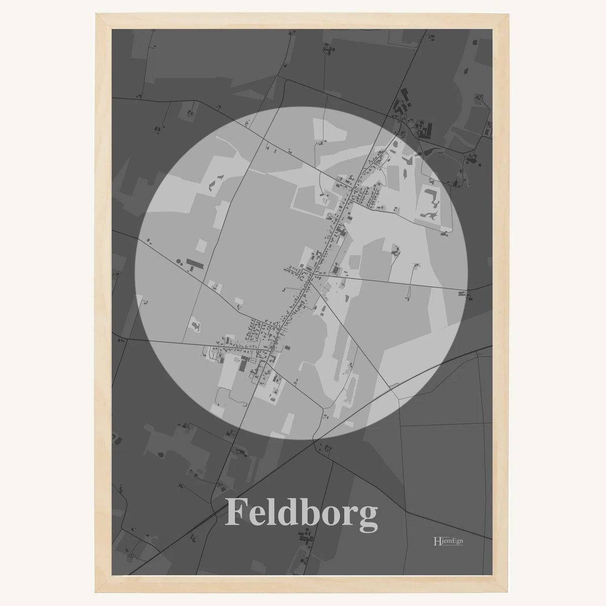 Feldborg plakat – Centrum 2026 – Lys pastel grå