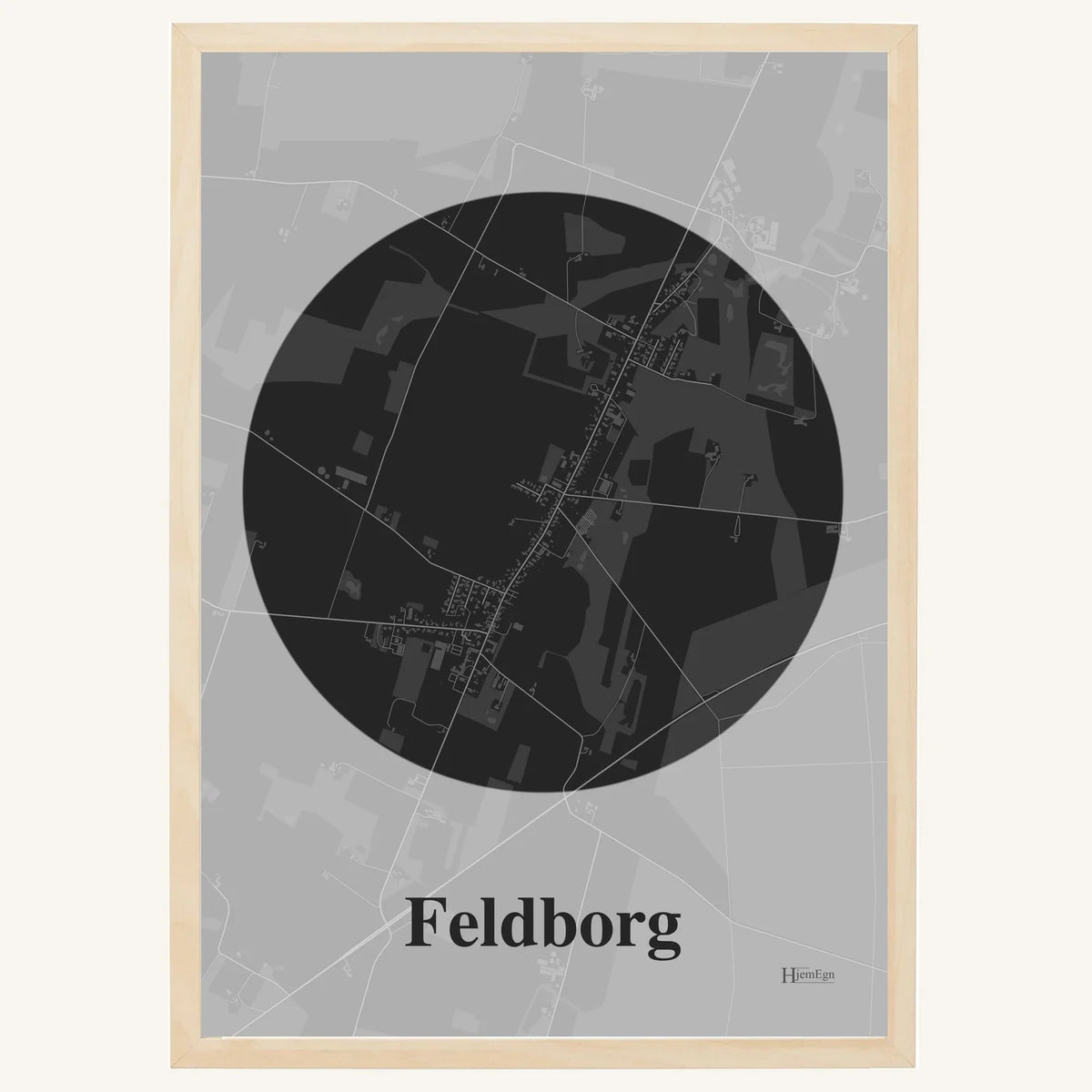 Feldborg plakat – Centrum 2026 – Mørk grå