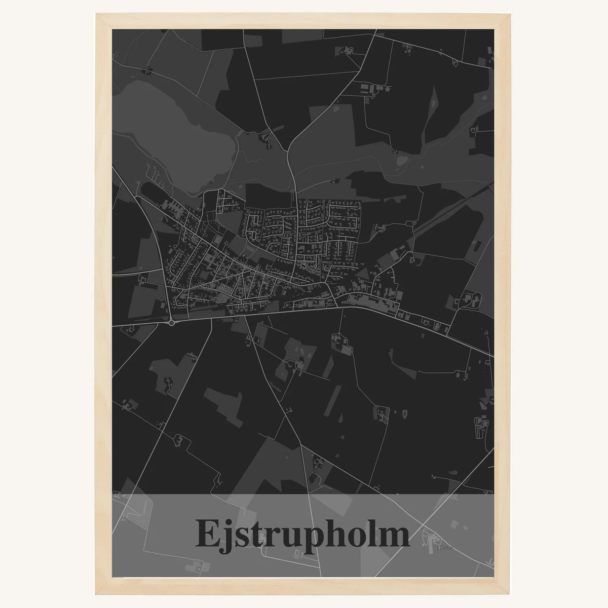 Ejstrupholm plakat – Firkantet 2026 – Mørk grå