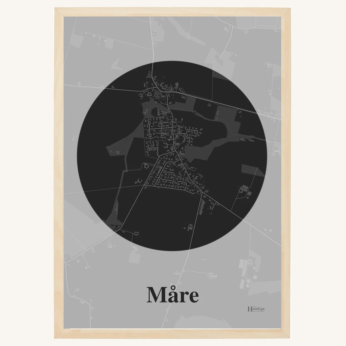 Måre plakat – Centrum 2026 – Mørk grå