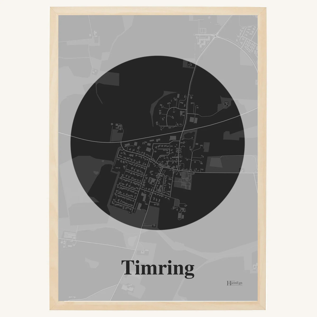 Timring plakat – Centrum 2026 – Mørk grå