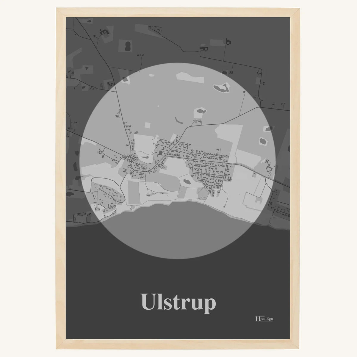 Ulstrup plakat – Centrum 2026 – Lys pastel grå