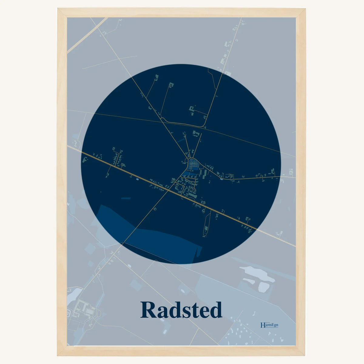 Radsted plakat – Centrum 2026 – Mørk blå