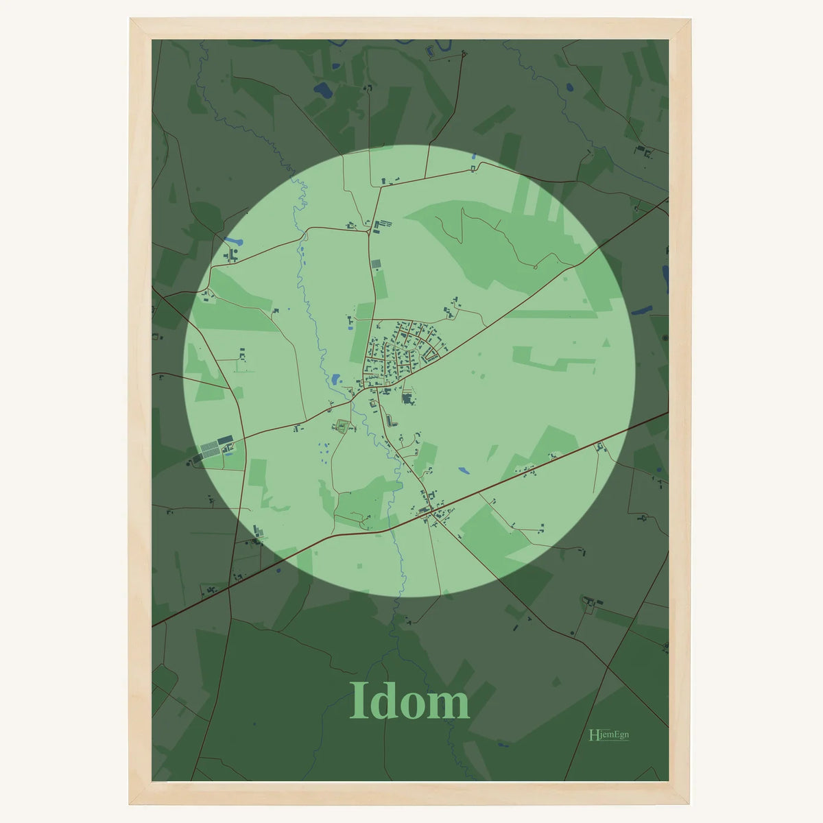 Idom plakat – Centrum 2026 – Lys pastel grøn