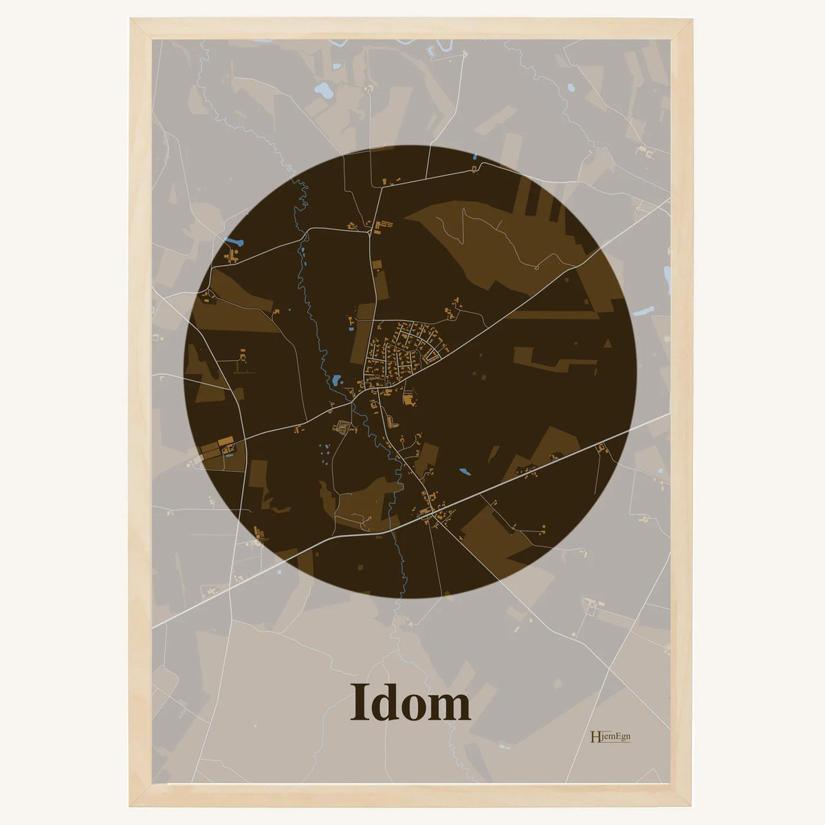 Idom plakat – Centrum 2026 – Mørk brun
