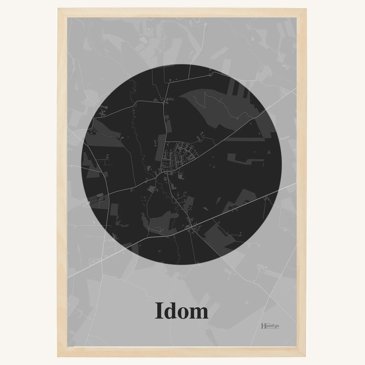 Idom plakat – Centrum 2026 – Mørk grå