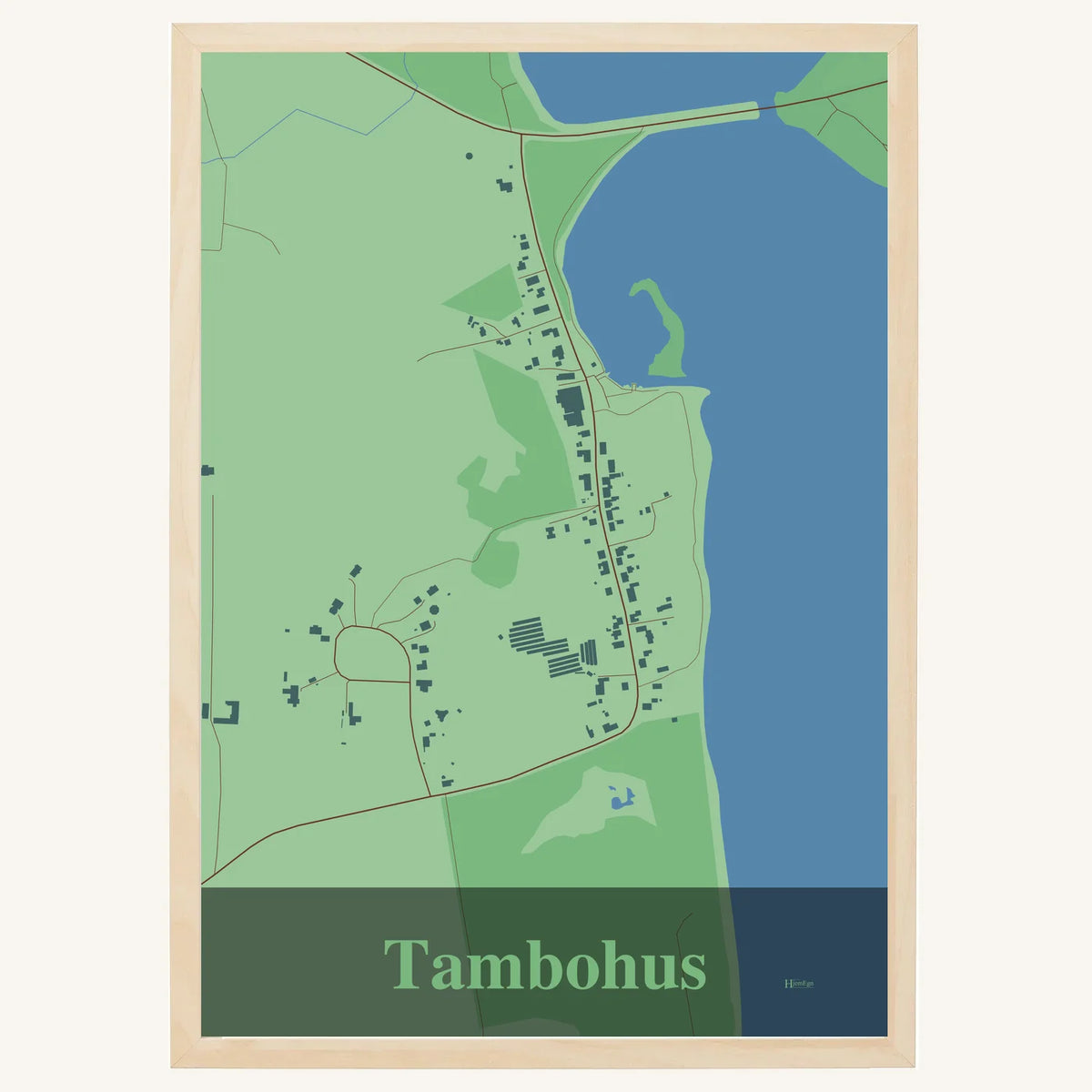 Tambohus plakat – Firkantet 2026 – Lys pastel grøn