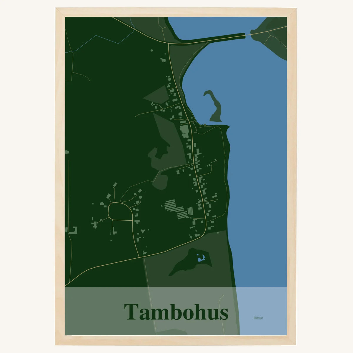 Tambohus plakat – Firkantet 2026 – Mørk grøn