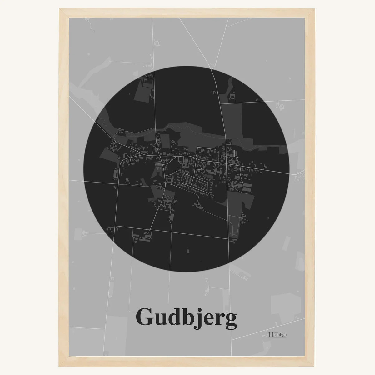 Gudbjerg plakat – Centrum 2026 – Mørk grå