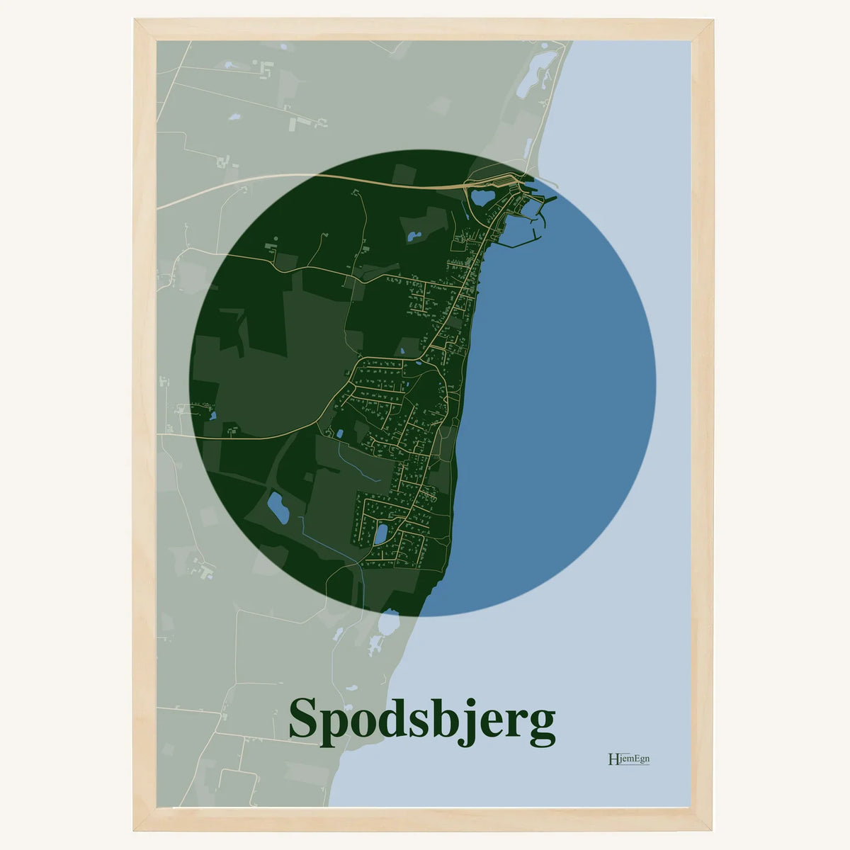 Spodsbjerg plakat – Centrum 2026 – Mørk grøn