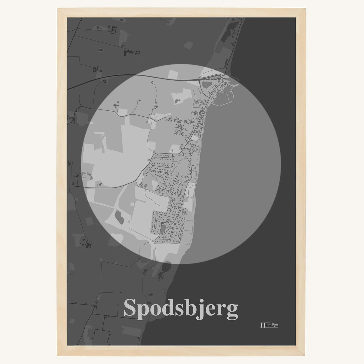 Spodsbjerg plakat – Centrum 2026 – Lys pastel grå