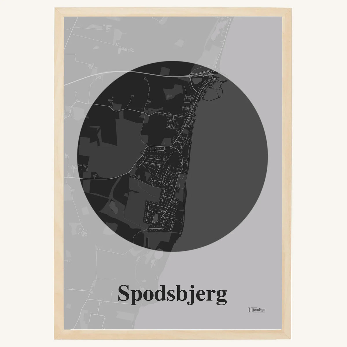 Spodsbjerg plakat – Centrum 2026 – Mørk grå