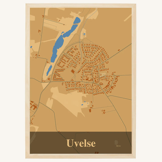 Uvelse Plakat – Lys pastel brun