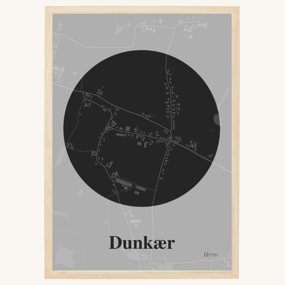 Dunkær plakat – Centrum 2026 – Mørk grå