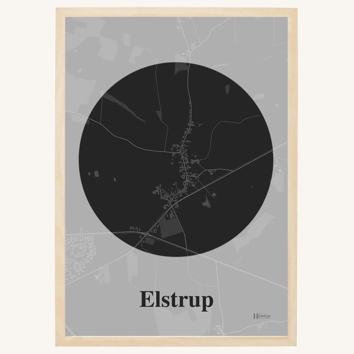Elstrup plakat – Centrum 2026 – Mørk grå