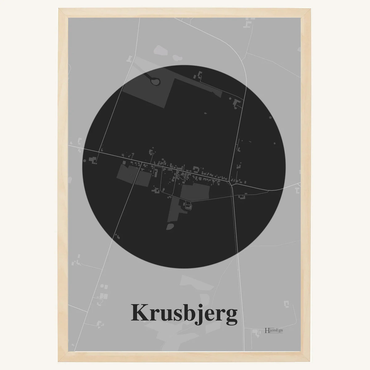 Krusbjerg plakat – Centrum 2026 – Mørk grå