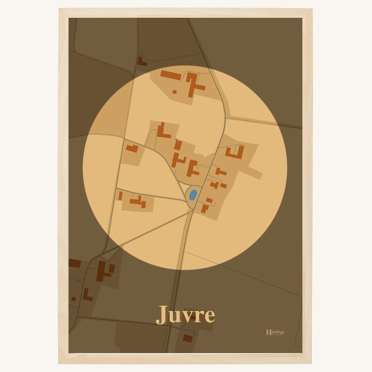 Juvre plakat – Centrum 2026 – Lys pastel brun