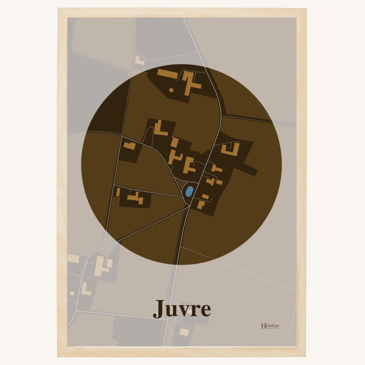 Juvre plakat – Centrum 2026 – Mørk brun