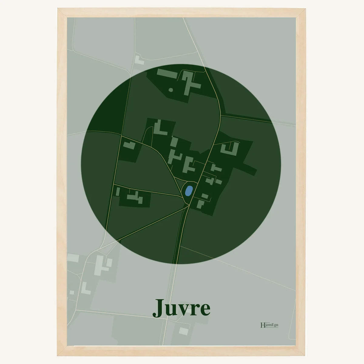 Juvre plakat – Centrum 2026 – Mørk grøn