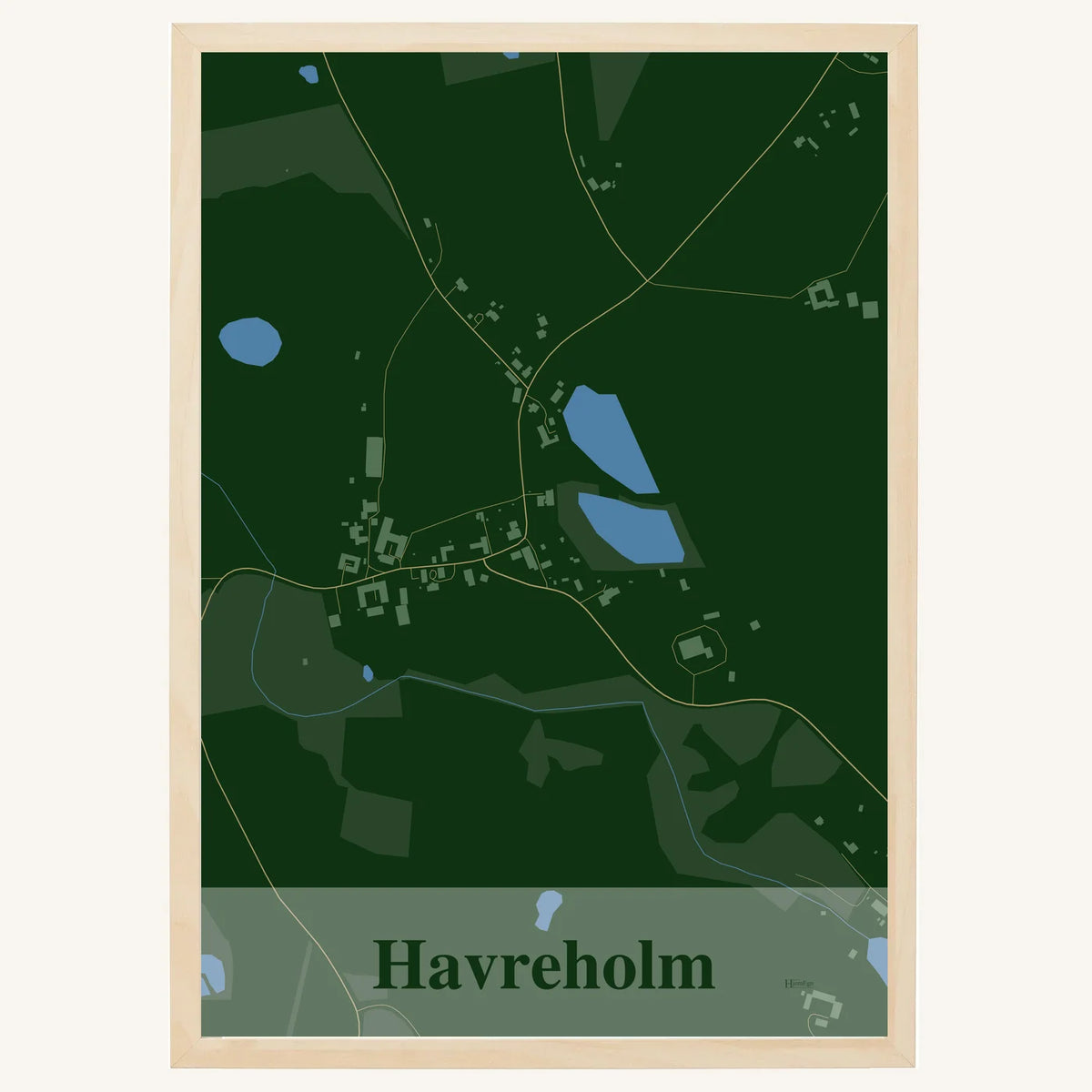 Havreholm plakat – Firkantet 2026 – Mørk grøn