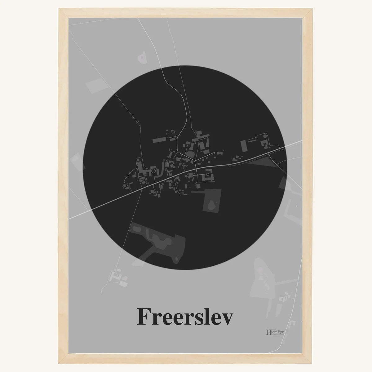 Freerslev plakat – Centrum 2026 – Mørk grå