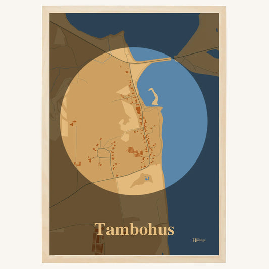 Tambohus plakat – Centrum 2026 – Lys pastel brun