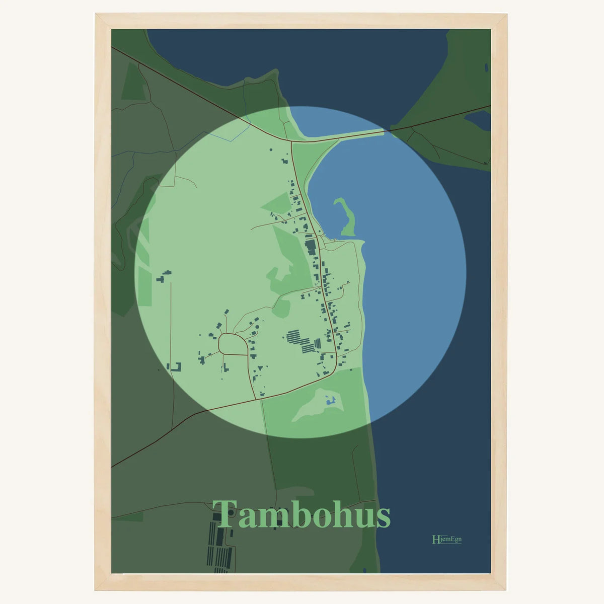 Tambohus plakat – Centrum 2026 – Lys pastel grøn