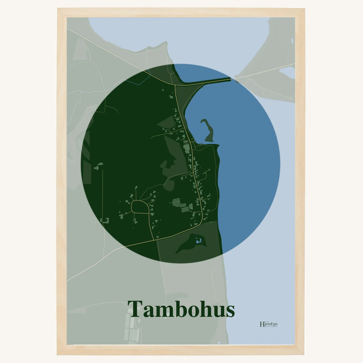 Tambohus plakat – Centrum 2026 – Mørk grøn